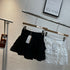 Ruched Up Layered Mini Skirts